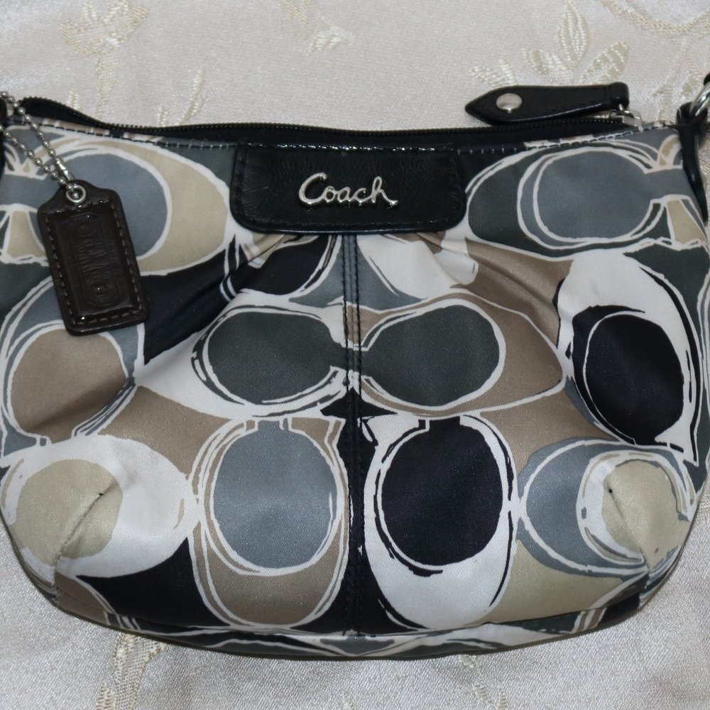 Authentic Vintage Coach Crossbody Bag Silk - Picture 4 of 8
